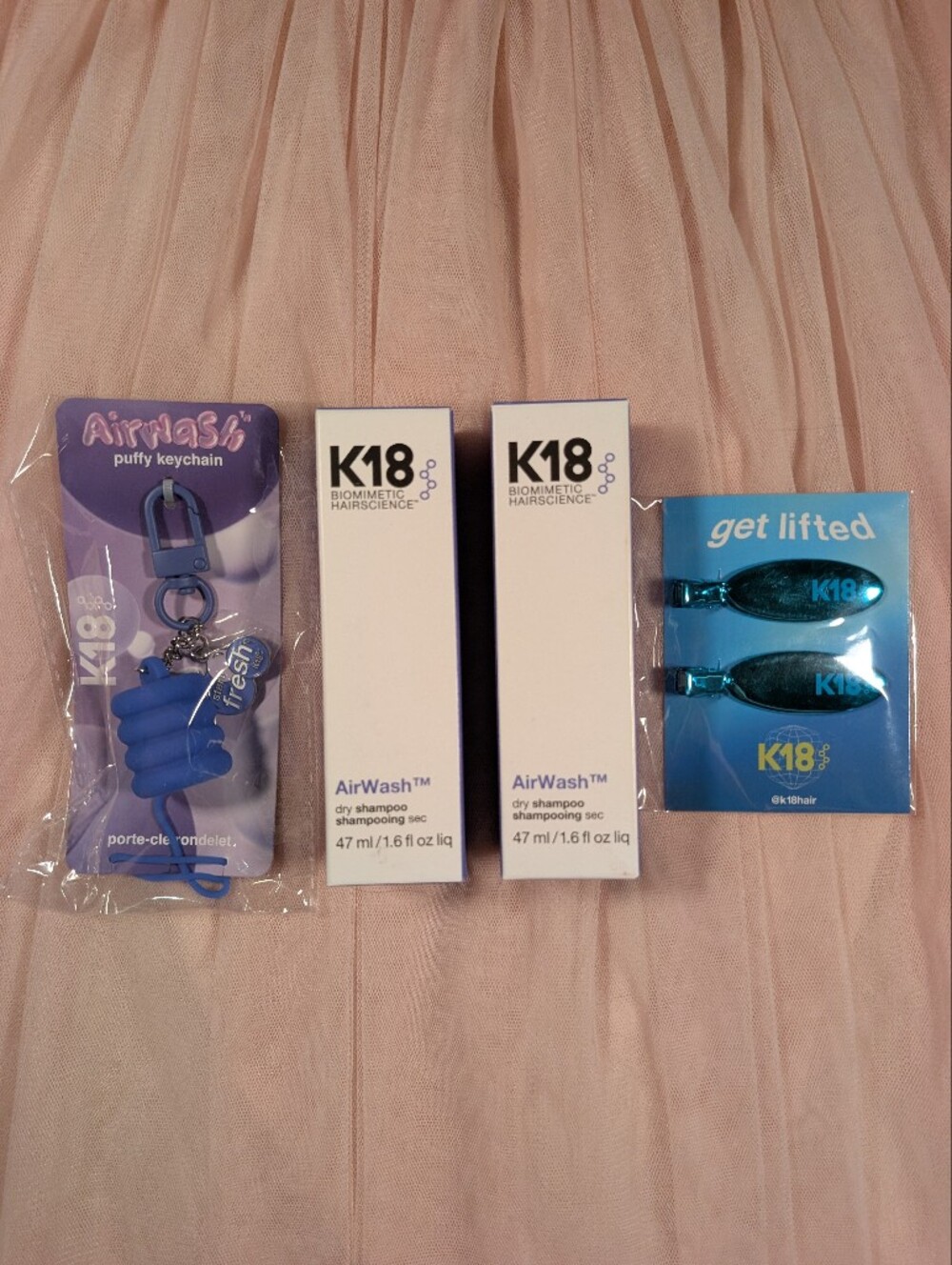 K18 Biomimetic Hairscience Mini AirWash Dry Shampoo Set